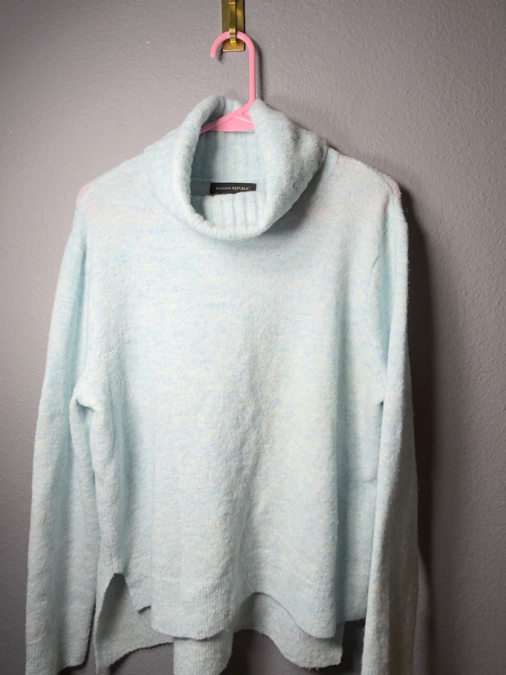 Banana Republic Merino Wool Alpaca Blend Turtleneck Sweater